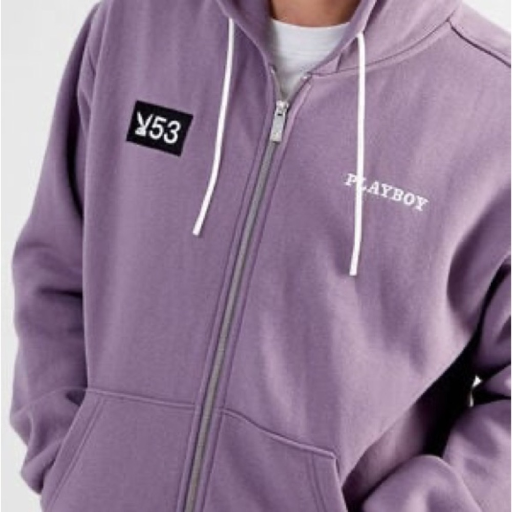 Playboy By PacSun Double Header Full Zip Hoodie